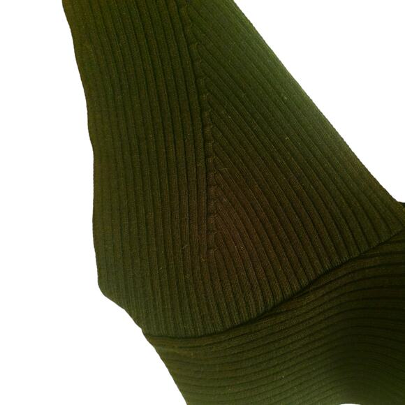 House of Harlow 1960 x Revolve NWT Classic Black Ribbed Bralette Crop Top - Picture 4 of 6